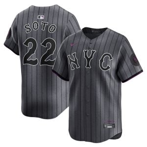 Juan Soto New York Mets Dark Grey City Connect Limited Jersey - All Stitched