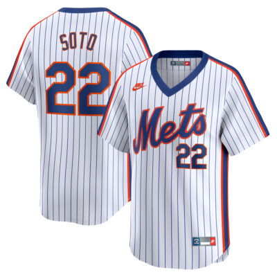 Juan Soto New York Mets White Cooperstown Collection Limited Jersey - All Stitched