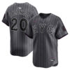 Pete Alonso New York Mets Dark Grey City Connect Limited Jersey - All Stitched