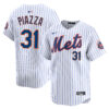 Mike Piazza New York Mets White Home Limited Jersey - All Stitched