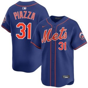 Mike Piazza New York Mets Royal Blue Alternate Limited Jersey - All Stitched