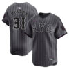 Mike Piazza New York Mets Dark Grey City Connect Limited Jersey - All Stitched