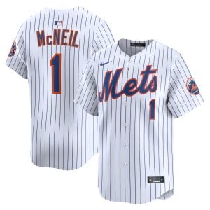 Jeff McNeil New York Mets White Home Limited Jersey - All Stitched