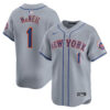 Jeff McNeil New York Mets Grey Road Limited Jersey - All Stitched