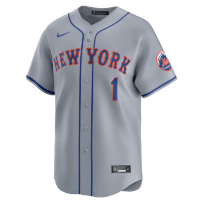 Alternative view of Jeff McNeil New York Mets Grey Road Limited Jersey - All Stitched