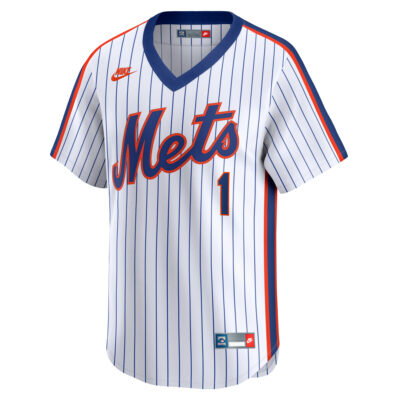 Alternative view of Jeff McNeil New York Mets White Cooperstown Collection Limited Jersey - All Stitched
