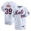 Edwin Diaz New York Mets White Home Limited Jersey - All Stitched
