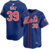 Edwin Diaz New York Mets Royal Blue Alternate Limited Jersey - All Stitched