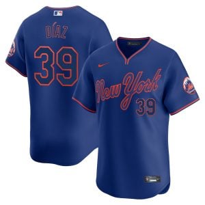 Edwin Diaz New York Mets Royal Blue Alternate Limited Jersey - All Stitched