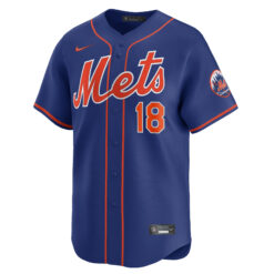Alternative view of Darryl Strawberry New York Mets Royal Blue Alternate Limited Jersey - All Stitched