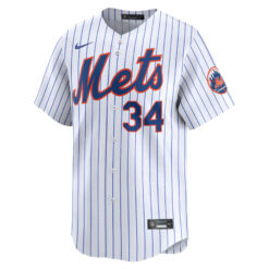 Alternative view of Kodai Senga New York Mets White Home Limited Jersey - All Stitched