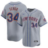 Kodai Senga New York Mets Grey Road Limited Jersey - All Stitched