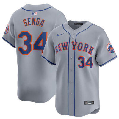 Kodai Senga New York Mets Grey Road Limited Jersey - All Stitched
