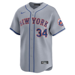 Alternative view of Kodai Senga New York Mets Grey Road Limited Jersey - All Stitched