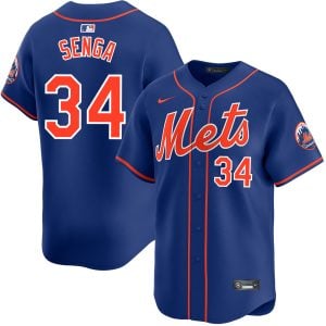 Kodai Senga New York Mets Royal Blue Alternate Limited Jersey - All Stitched