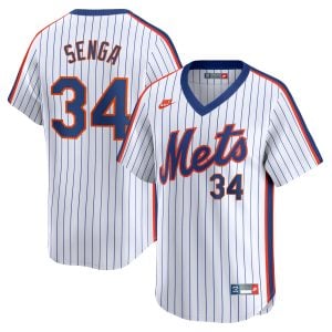 Kodai Senga New York Mets White Cooperstown Collection Limited Jersey - All Stitched