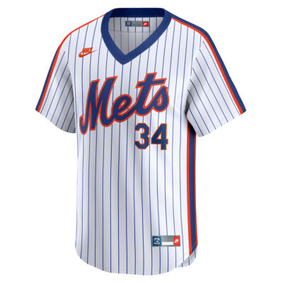 Alternative view of Kodai Senga New York Mets White Cooperstown Collection Limited Jersey - All Stitched