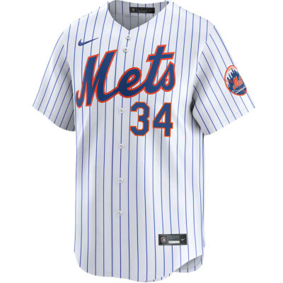 Alternative view of Kodai Senga Kanji New York Mets White Home Limited Jersey - All Stitched