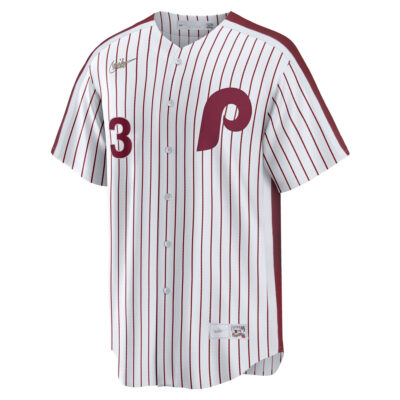Alternative view of Bryce Harper Philadelphia Phillies White Cooperstown Limited Jersey - All Stitched