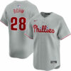 Alec Bohm Philadelphia Phillies Grey Road Limited Jersey - All Stitched