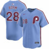 Alec Bohm Philadelphia Phillies Light Blue Alternate Limited Jersey - All Stitched