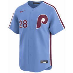 Alternative view of Alec Bohm Philadelphia Phillies Light Blue Alternate Limited Jersey - All Stitched