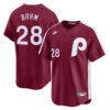 Alec Bohm Philadelphia Phillies Red Cooperstown Limited Jersey - All Stitched