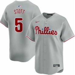 Bryson Stott Philadelphia Phillies Grey Road Limited Jersey - All Stitched