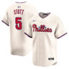Bryson Stott Philadelphia Phillies Cream Alternate Limited Jersey - All Stitched