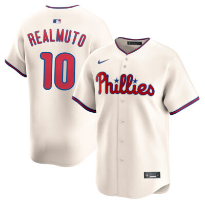 JT Realmuto Philadelphia Phillies Cream Alternate Limited Jersey - All Stitched