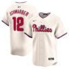 Kyle Schwarber Philadelphia Phillies Cream Alternate Limited Jersey - All Stitched
