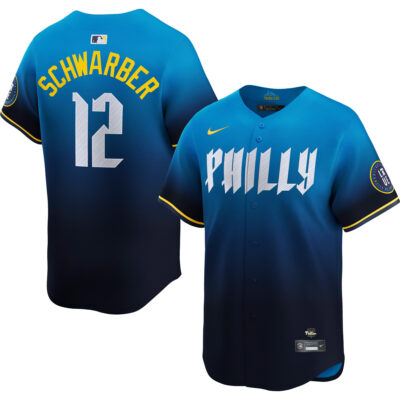 Kyle Schwarber Philadelphia Phillies Navy City Connect Limited Jersey - All Stitched
