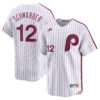 Kyle Schwarber Philadelphia Phillies White Cooperstown Limited Jersey - All Stitched