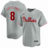 Nick Castellanos Philadelphia Phillies Grey Road Limited Jersey - All Stitched