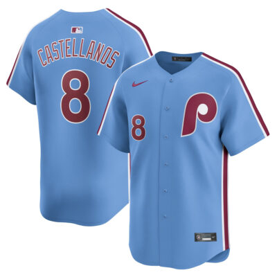 Nick Castellanos Philadelphia Phillies Light Blue Alternate Limited Jersey - All Stitched