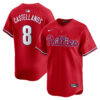 Nick Castellanos Philadelphia Phillies Red Alternate Limited Jersey - All Stitched