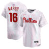 Brandon Marsh Philadelphia Phillies White Home Limited Jersey - All Stitched