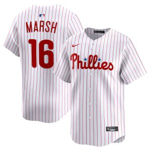 Brandon Marsh Philadelphia Phillies White Home Limited Jersey - All Stitched
