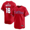 Brandon Marsh Philadelphia Phillies Red Alternate Limited Jersey - All Stitched