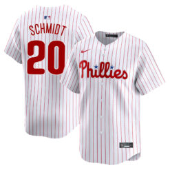 Mike Schmidt Philadelphia Phillies White Home Limited Jersey - All Stitched