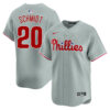 Mike Schmidt Philadelphia Phillies Grey Road Limited Jersey - All Stitched