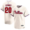 Mike Schmidt Philadelphia Phillies Cream Alternate Limited Jersey - All Stitched