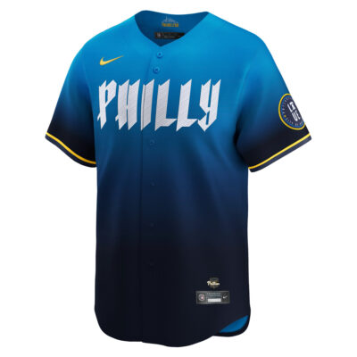 Alternative view of Mike Schmidt Philadelphia Phillies Navy City Connect Limited Jersey - All Stitched