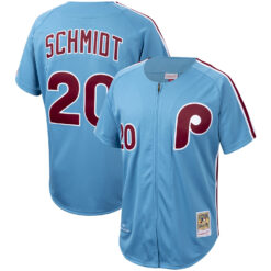 Mike Schmidt Philadelphia Phillies Blue Cooperstown Limited Jersey - All Stitched