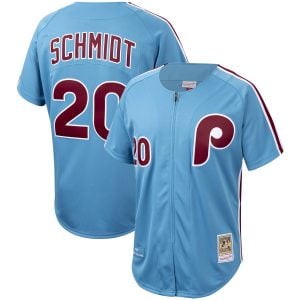 Mike Schmidt Philadelphia Phillies Blue Cooperstown Limited Jersey - All Stitched