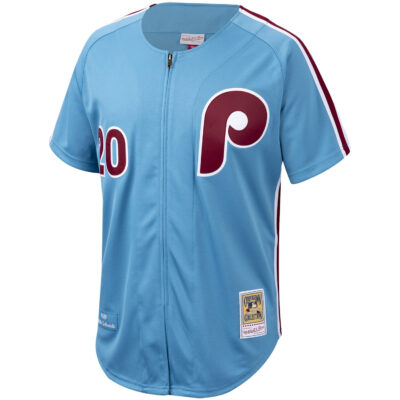 Alternative view of Mike Schmidt Philadelphia Phillies Blue Cooperstown Limited Jersey - All Stitched