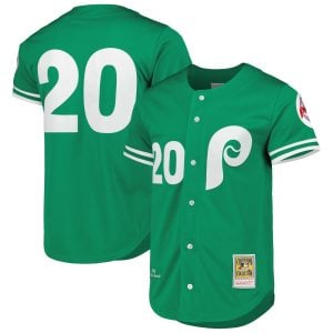 Mike Schmidt Philadelphia Phillies Green Cooperstown Limited Jersey - All Stitched
