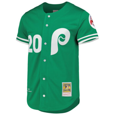 Alternative view of Mike Schmidt Philadelphia Phillies Green Cooperstown Limited Jersey - All Stitched