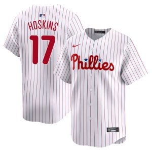Rhys Hoskins Philadelphia Phillies White Home Limited Jersey - All Stitched