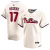 Rhys Hoskins Philadelphia Phillies Cream Alternate Limited Jersey - All Stitched